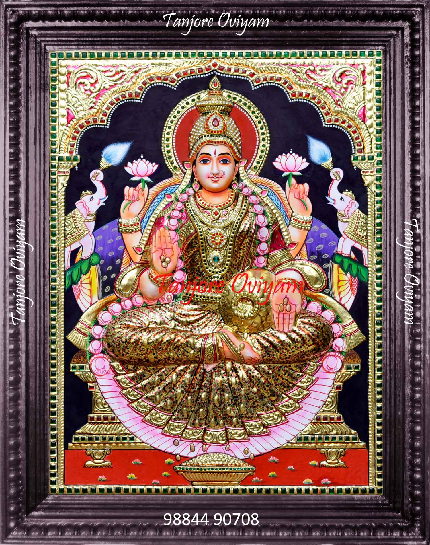 Embossing Gajalakshmi